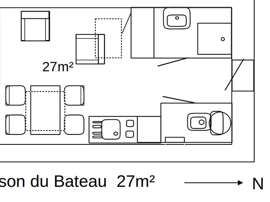 Maison 2 personnes - Maison du Bateau (jardin privatif) 9