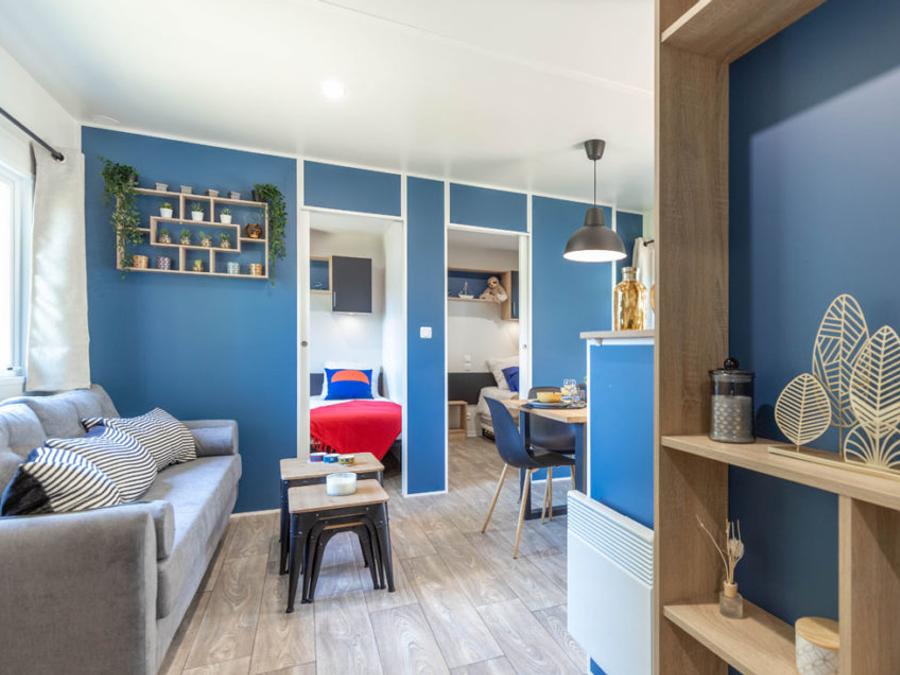 Tente en toile et en bois 6 personnes - Sunêlia Luxe Lodge 3 chambres 2 salles de bain - Draps fournis 2