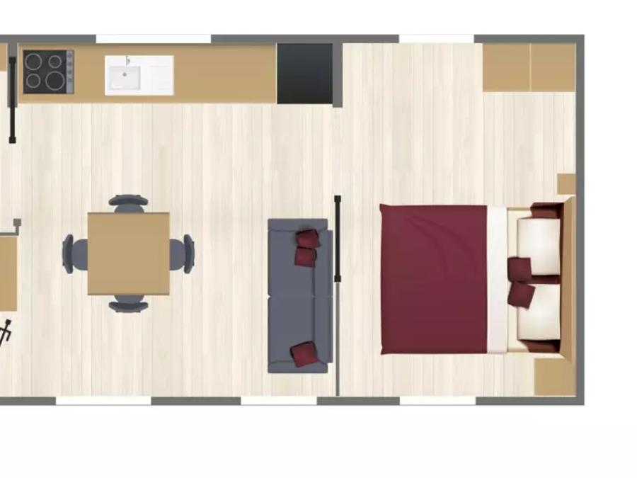 Mobilhome 4 personnes - Sunêlia Prestige PMR 2 chambres 0