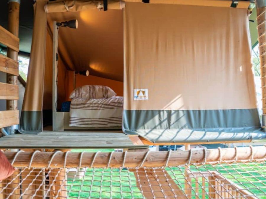 Tente en toile et en bois 9 personnes - Tente Safari 9 personnes - 4 chambres 7