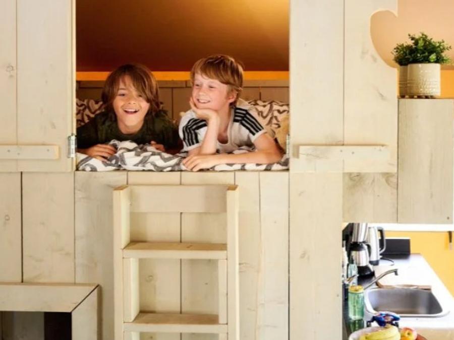 Tente en toile et en bois 9 personnes - Tente Safari 9 personnes - 4 chambres 3