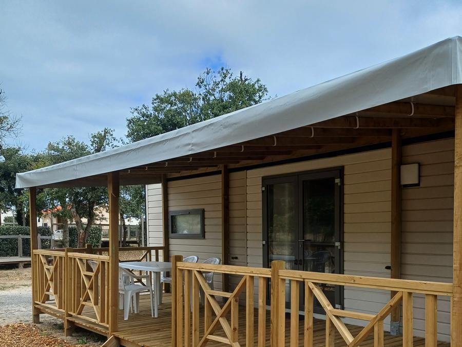 Mobilhome 6 personnes - Mobil-home RIDEAU BAHIA 87.2 33m² / 2 chambres - terrasse 0