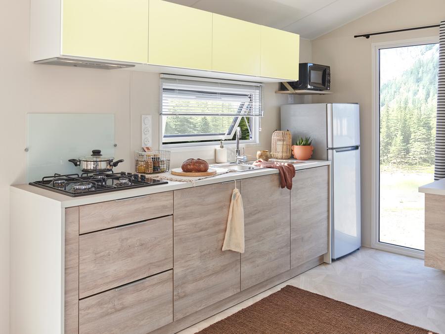 Mobilhome 6 personnes - Mobil-home RIDEAU BAHIA 87.2 33m² / 2 chambres - terrasse 2