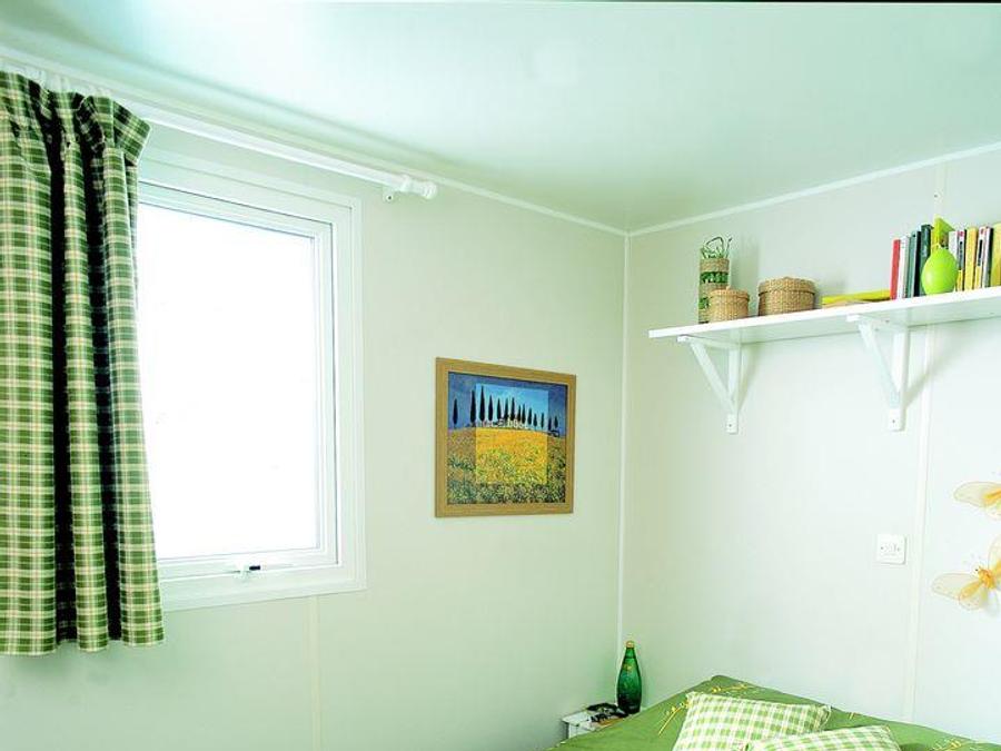 Mobilhome 8 personnes - Mobil home Confort 31m² / 3 chambres + TV + Terrasse non couverte 6/8 pers 3
