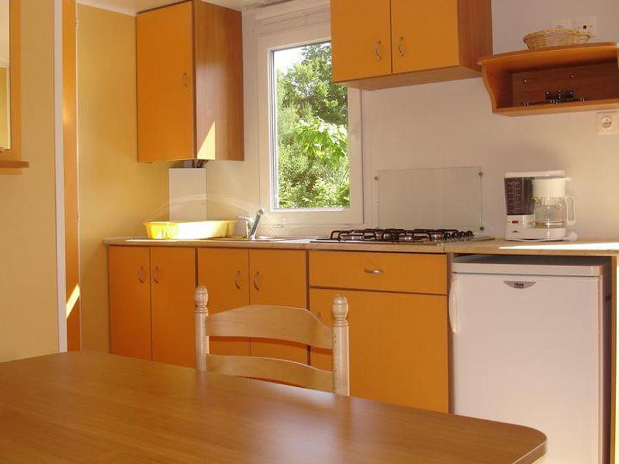 Mobilhome 8 personnes - Mobil home Confort 31m² / 3 chambres + TV + Terrasse non couverte 6/8 pers 5