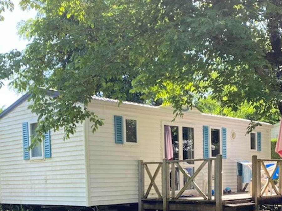 Mobilhome 6 personnes - Mobil-home Confort 27m² / 2 chambres (4-6pers) + TV + Terrasse non couverte (Bord de rivière) 2/6 pers 0