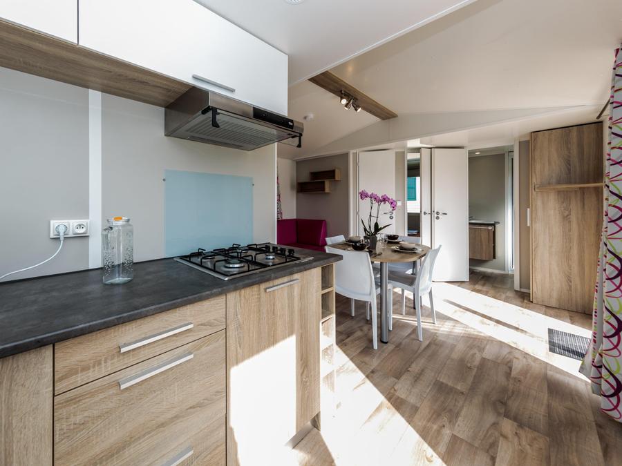 Mobilhome 5 personnes - Confort 2 chambres - Terrasse 1