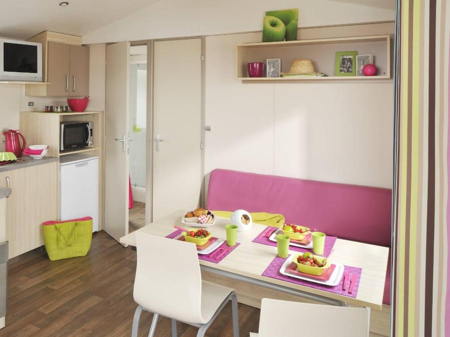 Mobilhome 4 personnes - Loggia 25m² + terrasse - 2 chambres 5
