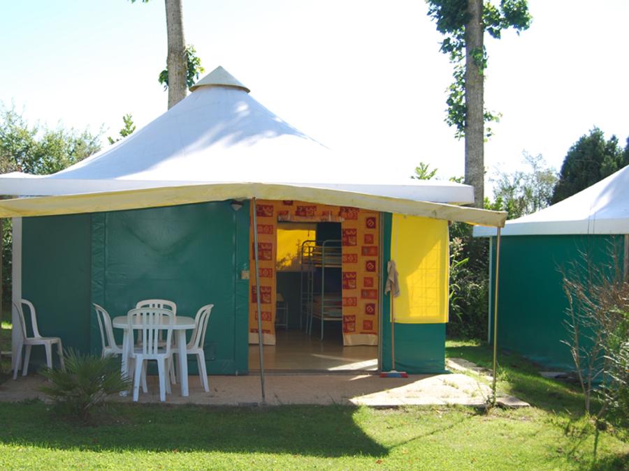 Bungalow toilé 5 personnes - Pagan - avec sanitaires 0