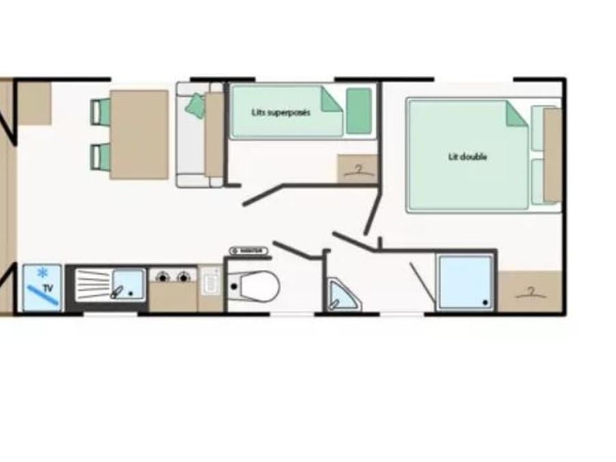 Mobilhome 4 personnes - ROULOTTE **** 4 personnes 5