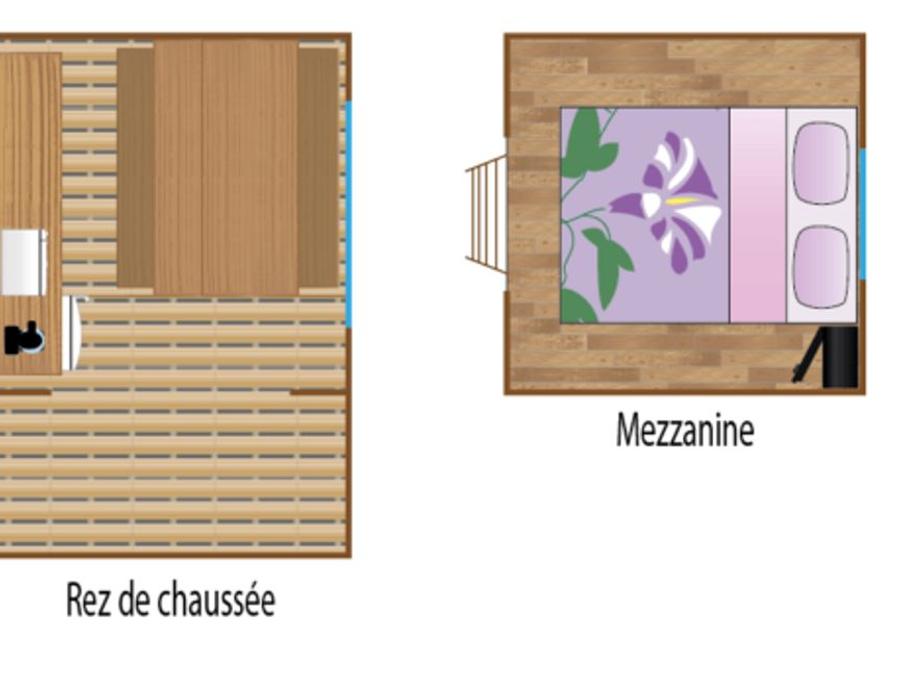 Tente en toile et en bois 2 personnes - Lodge ECHASSE 2 personnes 3