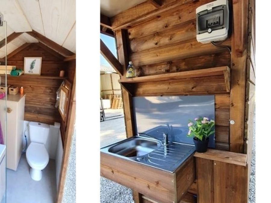 Tente en toile et en bois 2 personnes - Lodge ECHASSE 2 personnes 2