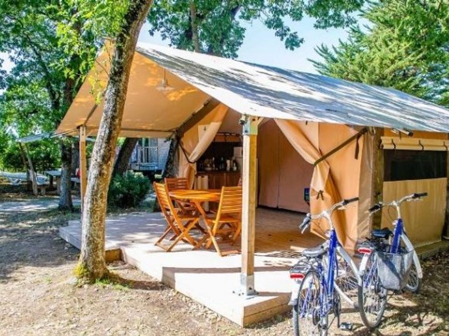 Tente en toile et en bois 4 personnes - Lodge STERNE 0