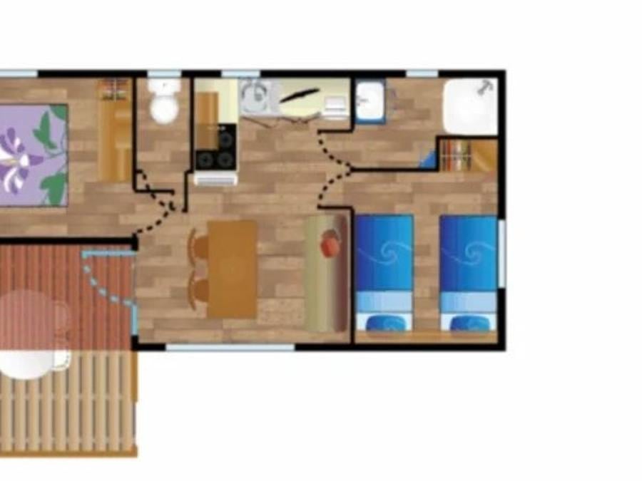 Mobilhome 4 personnes - Mobile home AIGRETTE**** 4 personnes 5