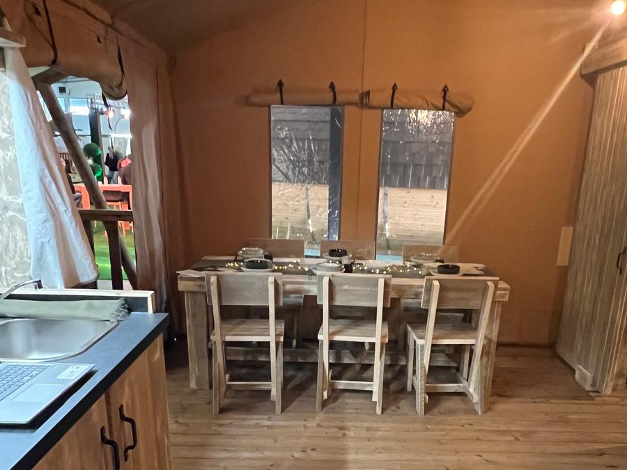 Tente en toile et en bois 5 personnes - Luxury Lodge 10