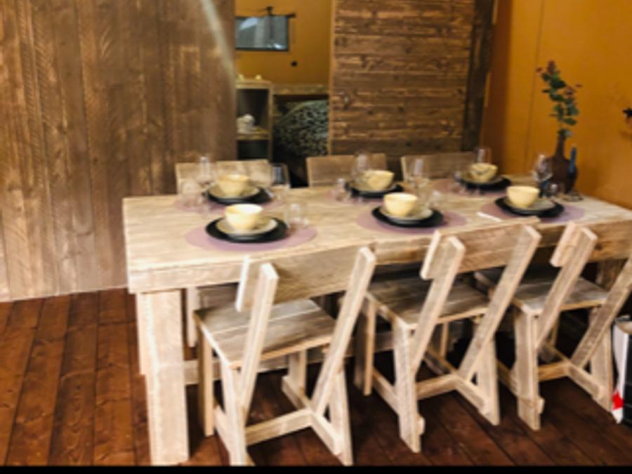 Tente en toile et en bois 5 personnes - Luxury Lodge 14