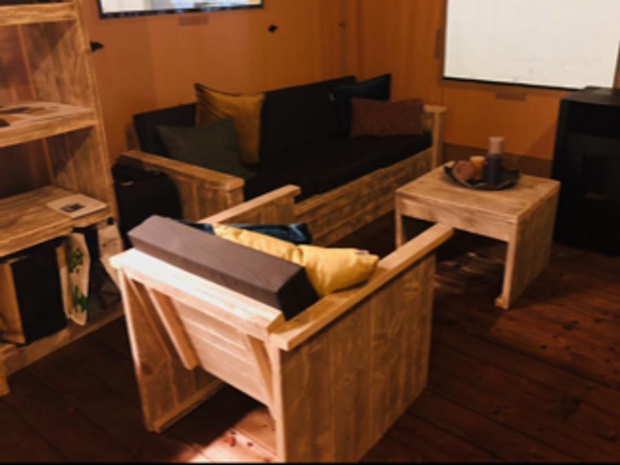 Tente en toile et en bois 5 personnes - Luxury Lodge 17
