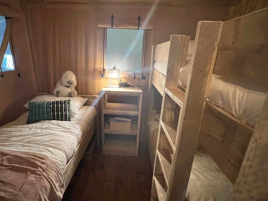 Tente en toile et en bois 5 personnes - Lodge Woody 38 9