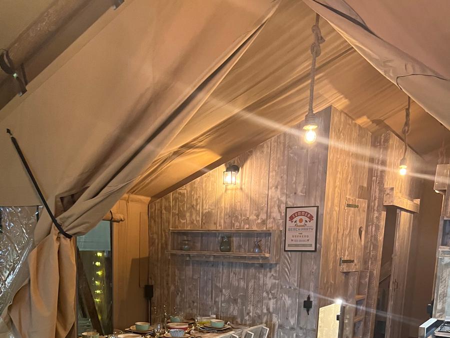 Tente en toile et en bois 5 personnes - Lodge Woody 38 6