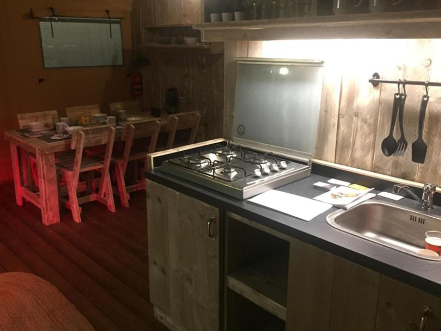 Tente en toile et en bois 5 personnes - Lodge Woody 38 2