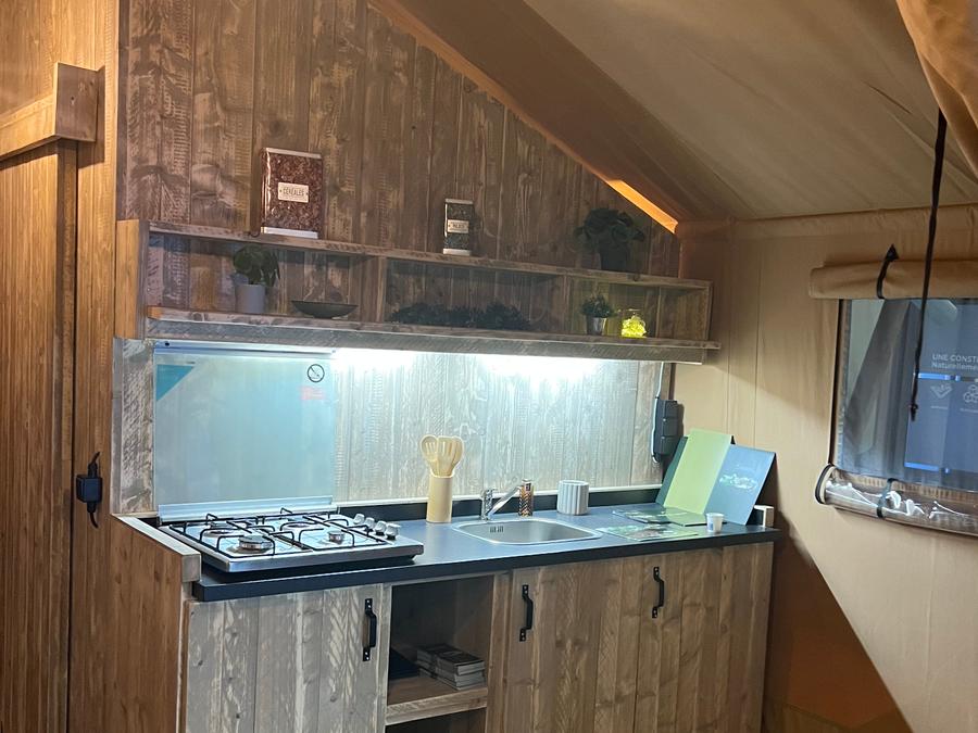 Tente en toile et en bois 5 personnes - Lodge Woody 38 7