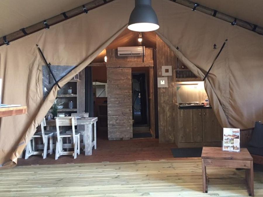 Tente en toile et en bois 2 personnes - Lodge Woody 27 1