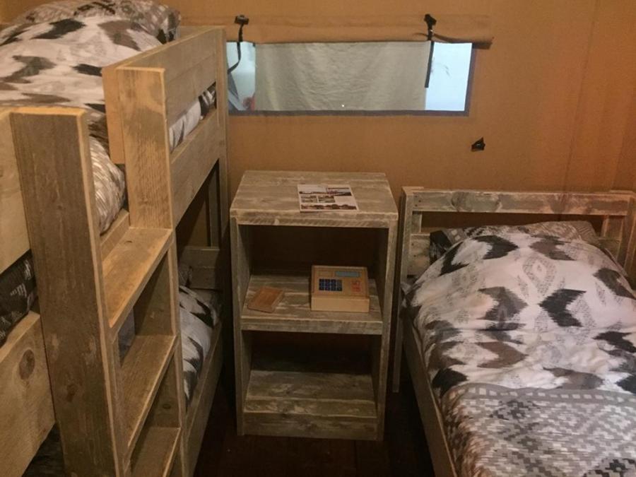 Tente en toile et en bois 4 personnes - Lodge Woody 27 7