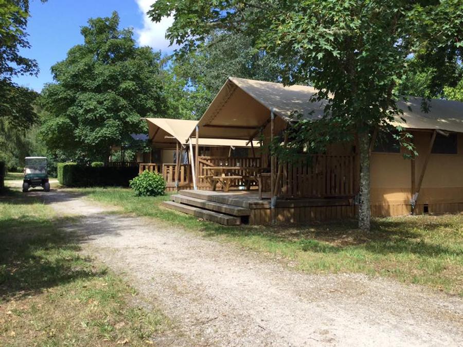 Tente en toile et en bois 4 personnes - Lodge Woody 27 1