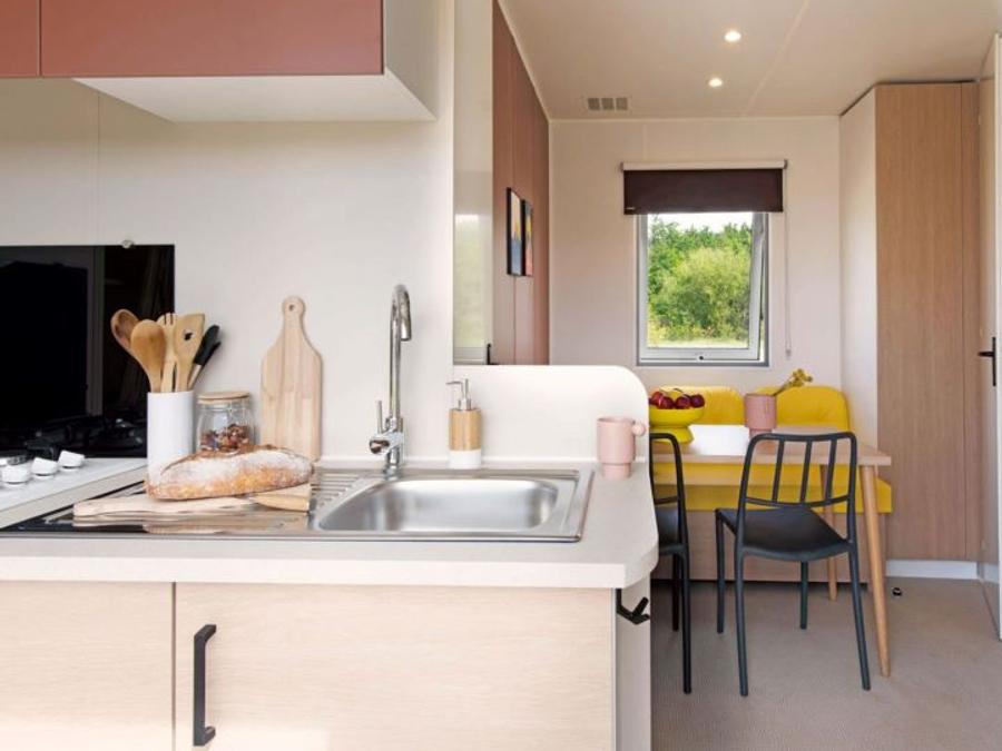 Mobilhome 4 personnes - Aqua 2 Chambres 4 Personnes Terrasse semi-couverte 1