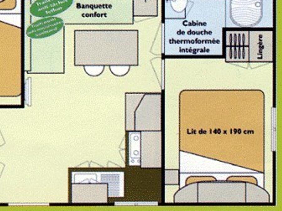 Mobilhome 4 personnes - Bornéo + clim 2