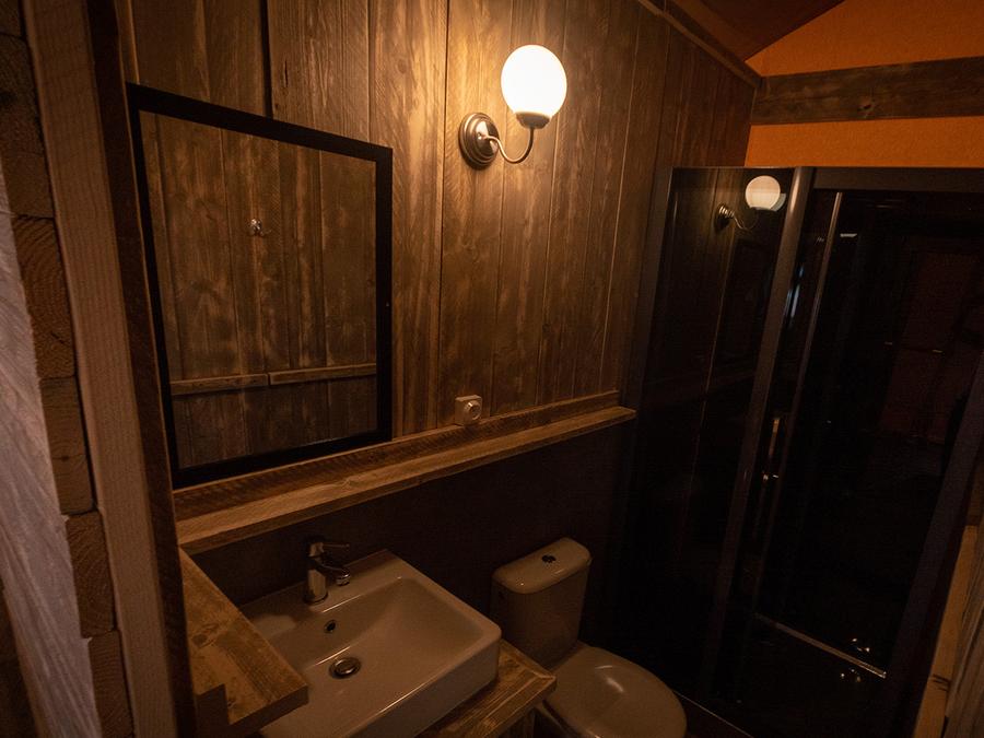 Tente en toile et en bois 4 personnes - Lodge 5