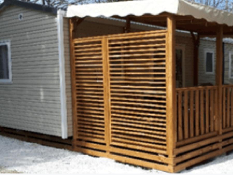 Mobilhome 8 personnes - Mobil-home Confort 32m² 3 chambres + terrasse semi-couverte - TV 6/8 pers 2
