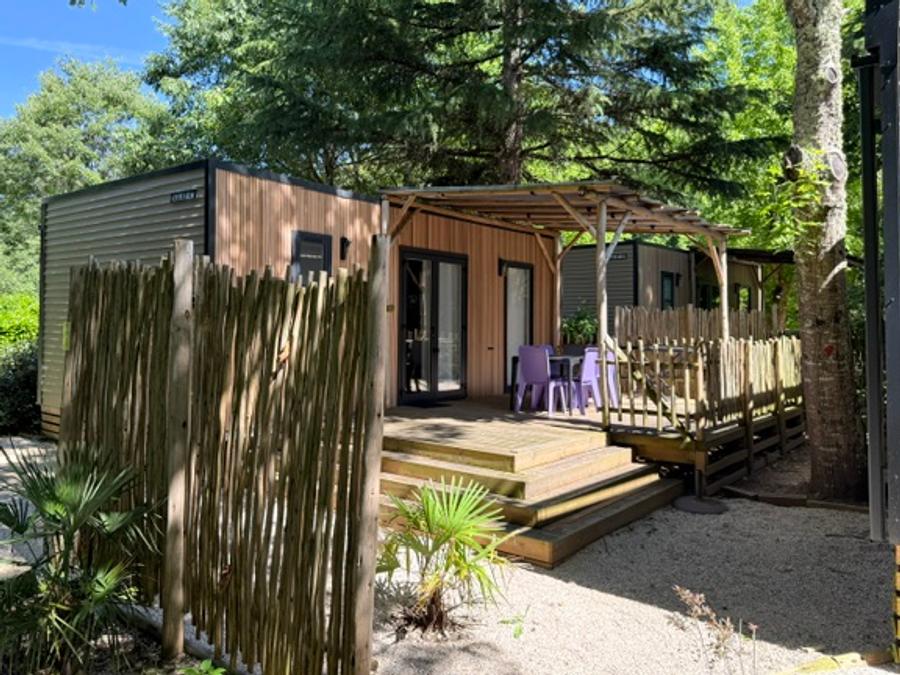 Mobilhome 4 personnes - Mobil-home Premium 30m² 2 chambres + terrasse semi-couverte 24m² - TV - Clim 2/4 pers 7