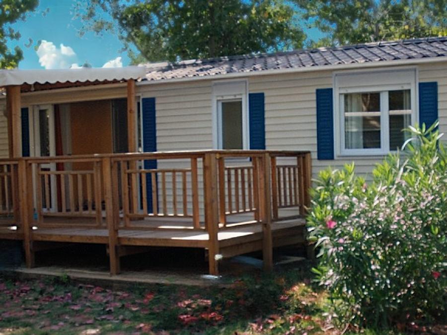 Mobilhome 3 personnes - Mobil-home Standard 23.4m² 2 chambres + terrasse couverte 10m² - TV 1/3 pers 0