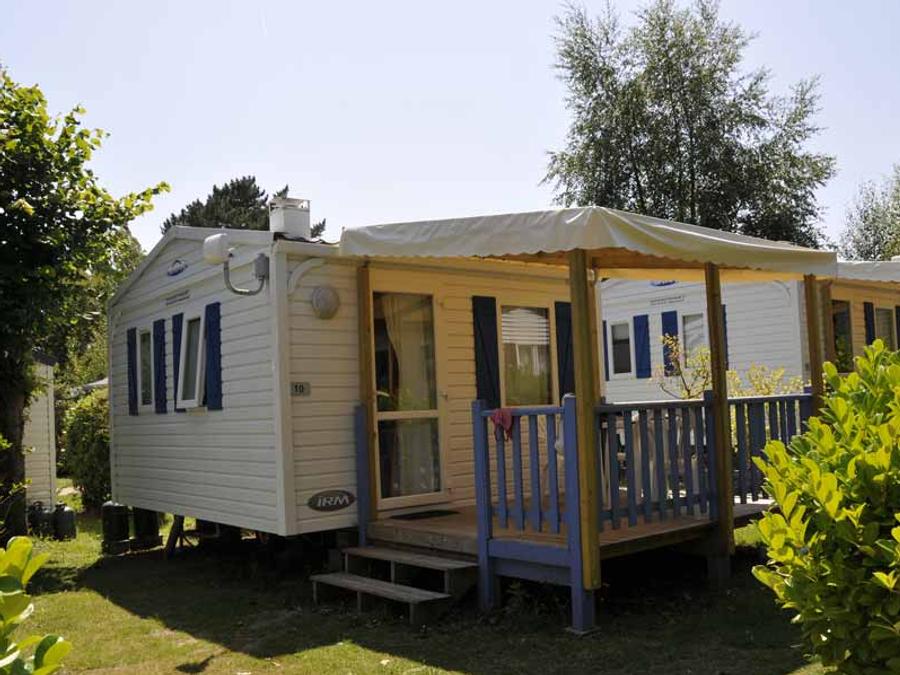 Mobilhome 6 personnes - Mobil-home Confort 31m² - 3 chambres - Terrasse couverte 18m² - TV + lave-vaisselle 0