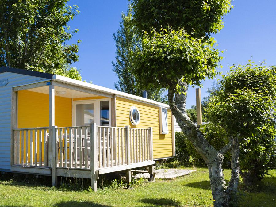 Mobilhome 5 personnes - Mobil-home Confort 28m² - 2 chambres - terrasse semi-couverte - TV 5 pers. 0