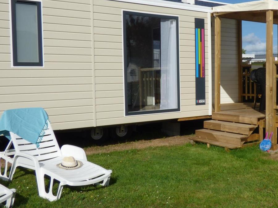Mobilhome 6 personnes - Mobilhome ARCHIPEL Premium 30m² - 3 chambres / terrasse couverte + TV + LV + Draps 6 pers 0