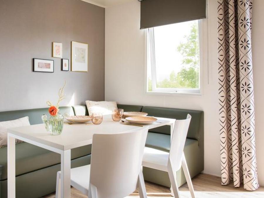 Mobilhome 4 personnes - Mobilhome OCEAN Confort 27m² - 2 chambres / terrasse couverte + TV 4 pers 1