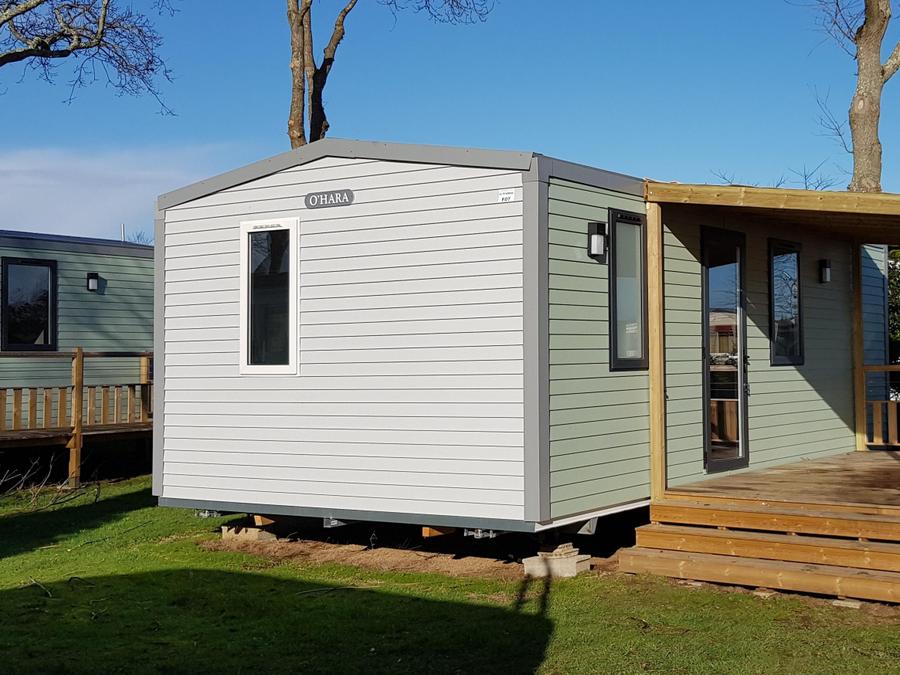 Mobilhome 4 personnes - Mobilhome OCEAN Confort 27m² - 2 chambres / terrasse couverte + TV 4 pers 0