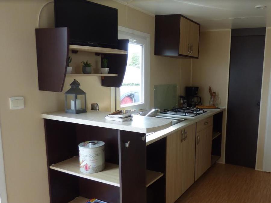 Mobilhome 4 personnes - Mobilhome CELTIQUE Standard 27m² - 2 chambres / terrasse + TV 4 pers 0