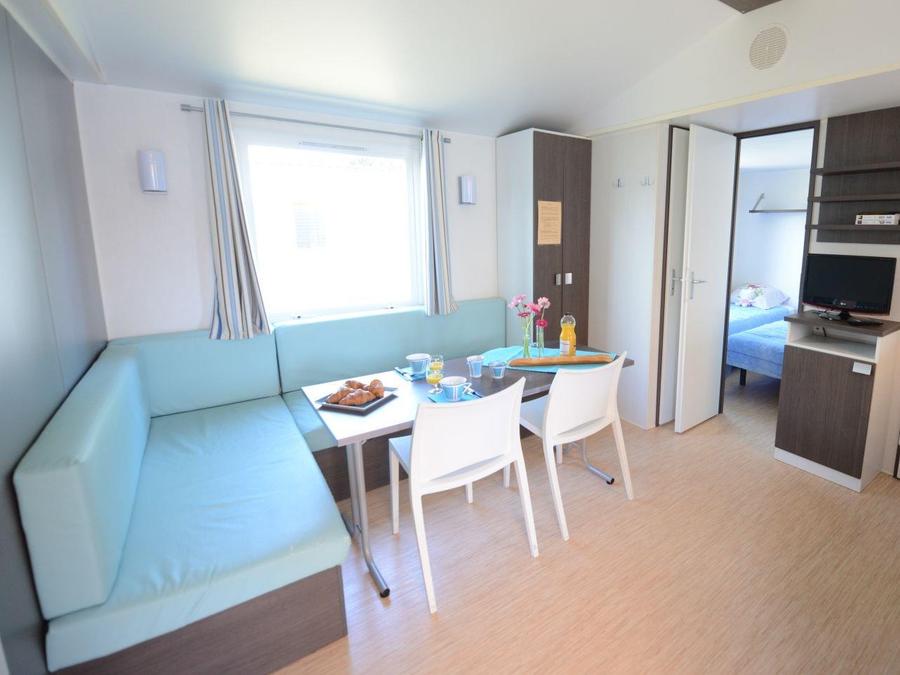Mobilhome 6 personnes - Mobilhome ARMOR Confort 33m² - 3 chambres / terrasse couverte + TV 6 pers 3