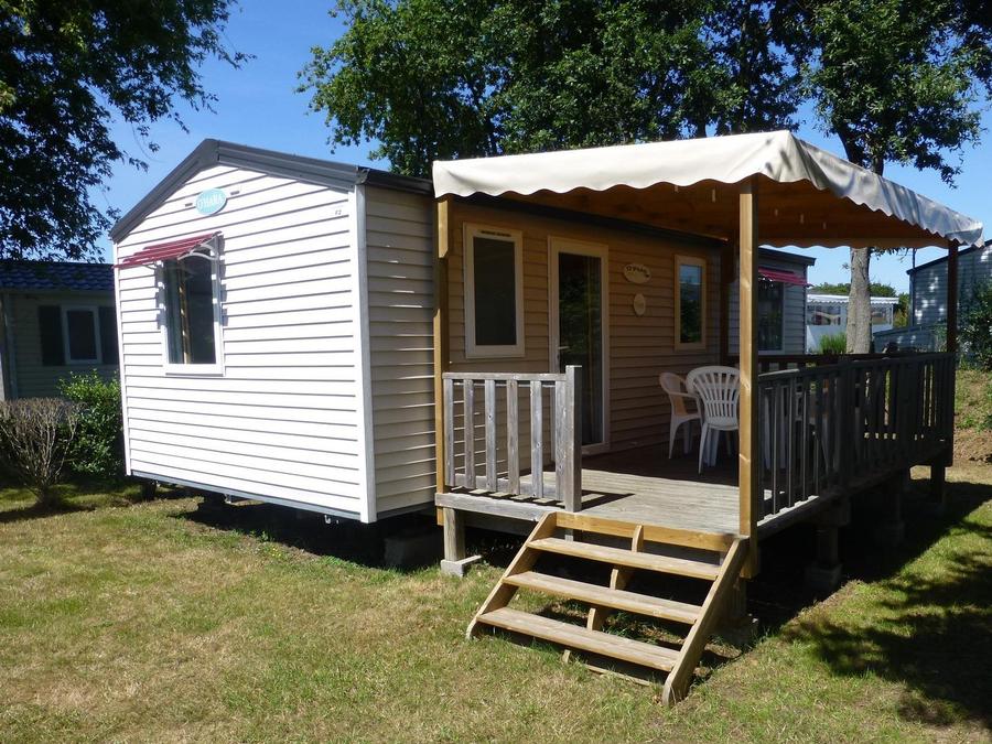 Mobilhome 6 personnes - Mobilhome ARMOR Confort 33m² - 3 chambres / terrasse couverte + TV 6 pers 4