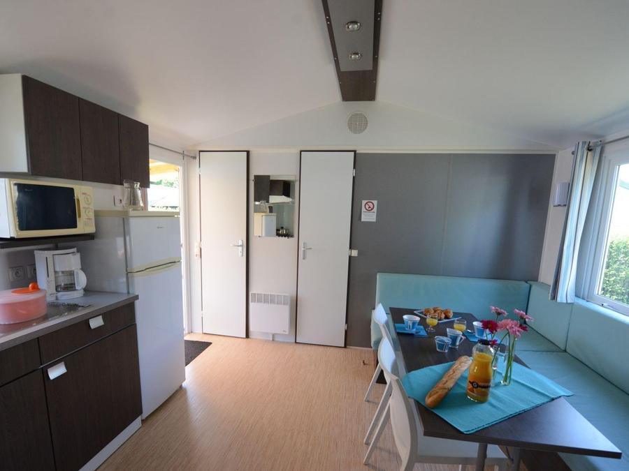 Mobilhome 6 personnes - Mobilhome ARMOR Confort 33m² - 3 chambres / terrasse couverte + TV 6 pers 6