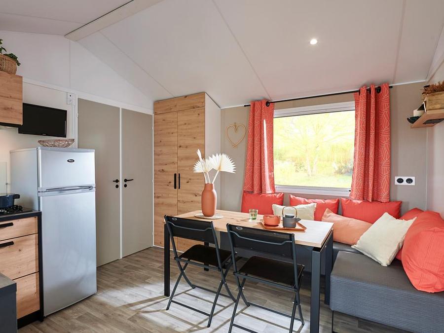 Mobilhome 4 personnes - Mobilhome EVASION Confort 27m² - 2 chambres / Terrasse couverte + TV 4 pers 6