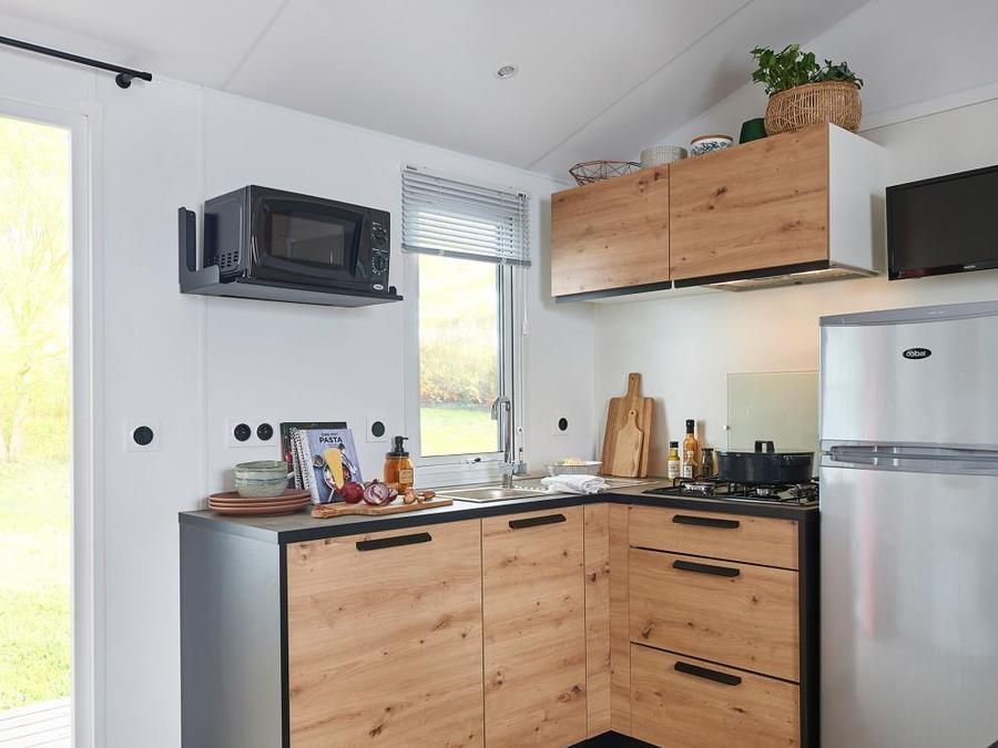 Mobilhome 4 personnes - Mobilhome EVASION Confort 27m² - 2 chambres / Terrasse couverte + TV 4 pers 8