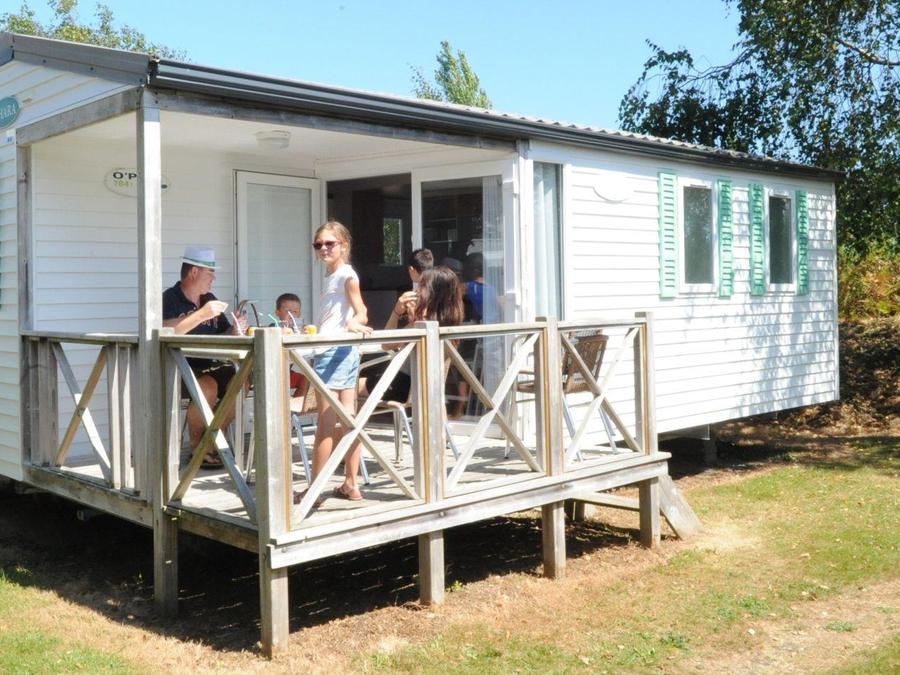 Mobilhome 4 personnes - Mobilhome IROISE Standard 25.5m² - 2 chambres / terrasse intégrée semi-couverte + TV 4 pers 0