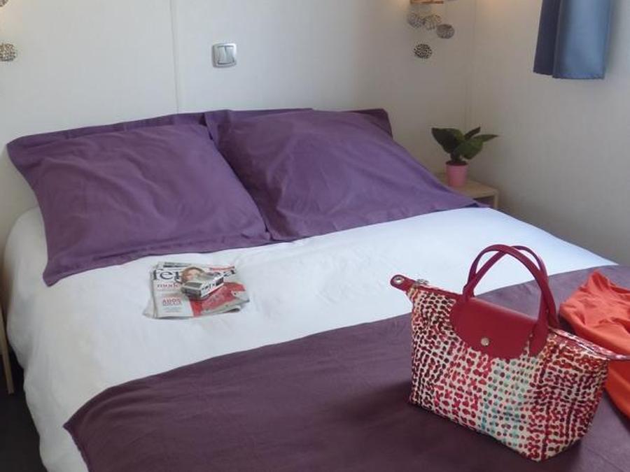 Mobilhome 2 personnes - Mobilhome OUESSANT Confort 18m² - 1 chambre / terrasse couverte + TV 2 pers 7