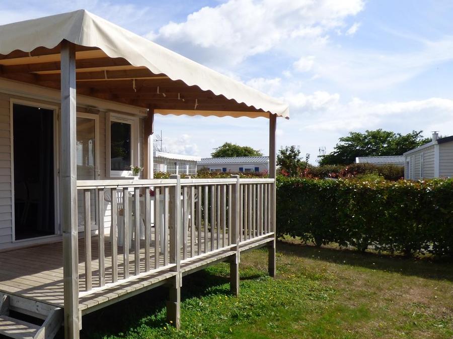 Mobilhome 2 personnes - Mobilhome OUESSANT Confort 18m² - 1 chambre / terrasse couverte + TV 2 pers 0