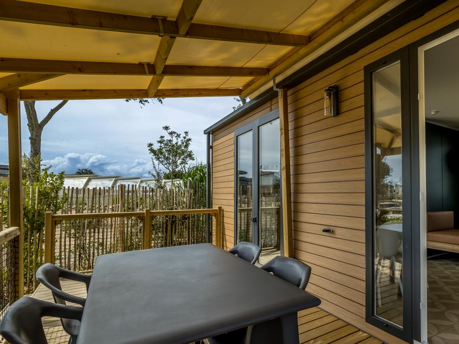 Mobilhome 4 personnes - Mobil-home HORIZON Premium 31 m² 2 chambres / Terrasse couverte 5