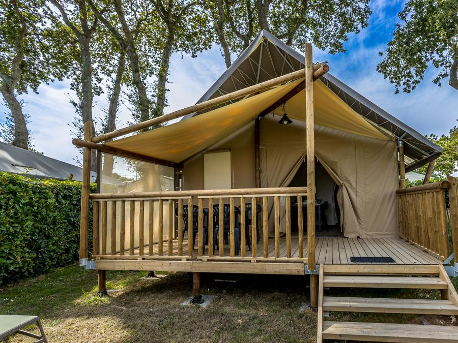 Lodge 6 personnes - JUNGLE Confort 34m² 3 chambres / terrasse couverte 0